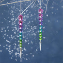 Season to Sparkle Ornament Icicle Acrylic, Asst, 9.5"H