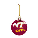 Blown Glass Ornament, Virginia Tech,3ot903bgo