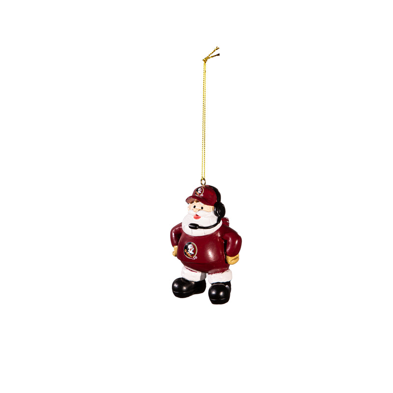 Coach Santa Ornament, Florida State University,3ot918cso