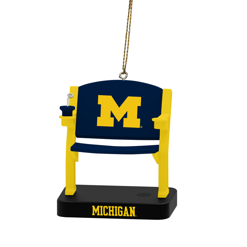 Stadium Seat Ornament, University Of Michigan,3ot920stad