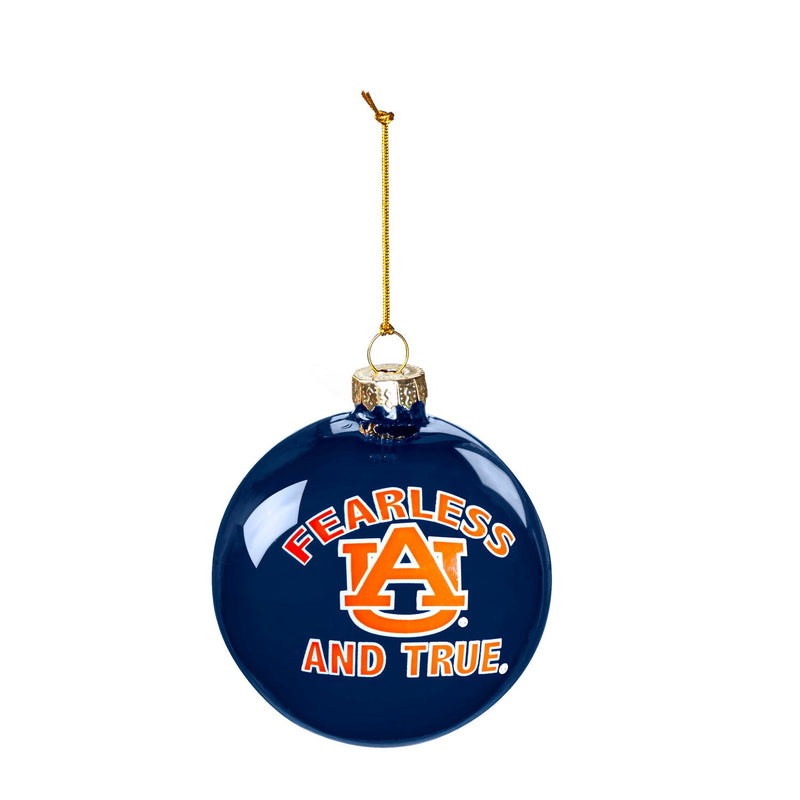 Blown Glass Ornament, Auburn University,3ot928bgo