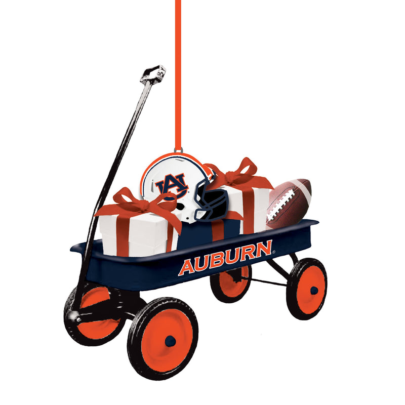 Team Wagon Ornament, Auburn,3ot928wgn