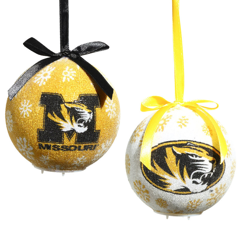 LED Boxed Ornament Set of 6, University of Missouri,3ot930