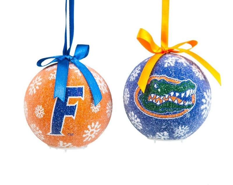 LED Boxed Ornament Set of 6, University of Florida