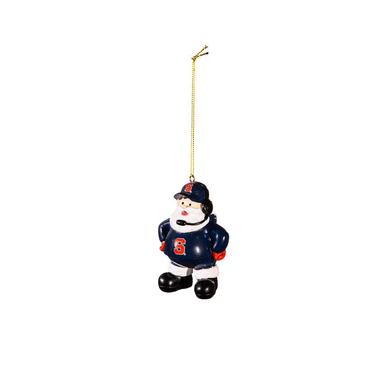 Coach Santa Ornament, Syracuse University,3ot940cso