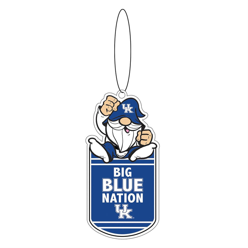 University of Kentucky Gift Tag Ornament, Gnome Fan