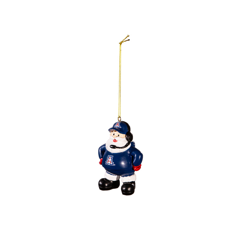 Coach Santa Ornament, University of Arizona,3ot945cso