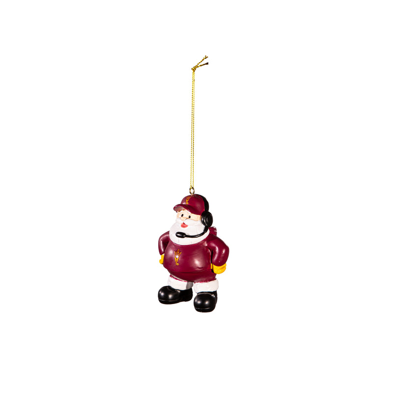 Coach Santa Ornament, Arizona State University,3ot947cso