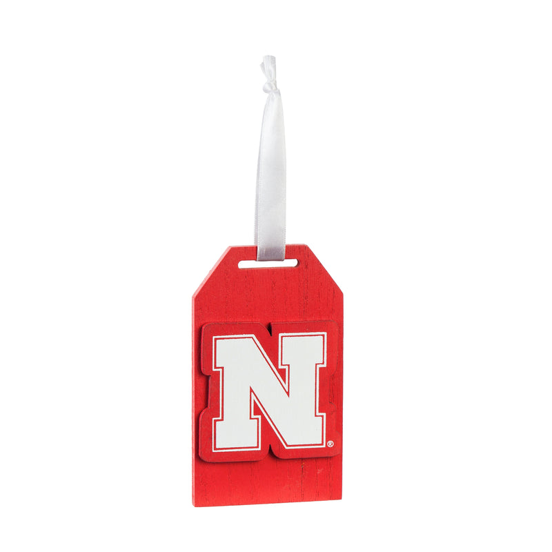 University of Nebraska,Gift Tag Ornament,3ot949gt