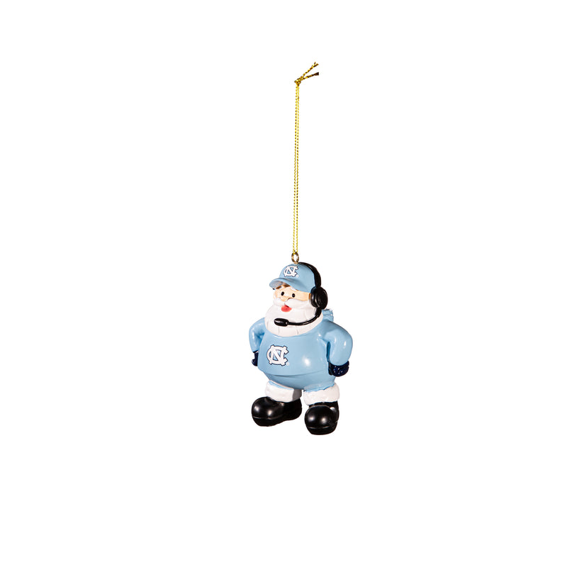 Coach Santa Ornament, University of North Carolina,3ot951cso