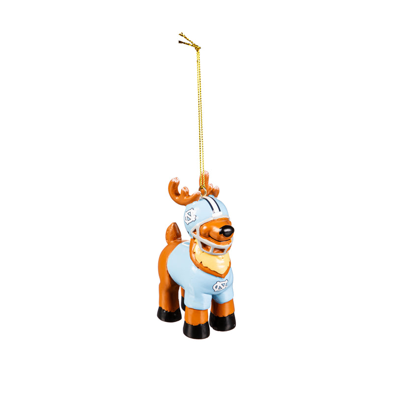 Reindeer Player Ornament, University of North Carolina,3ot951rpo