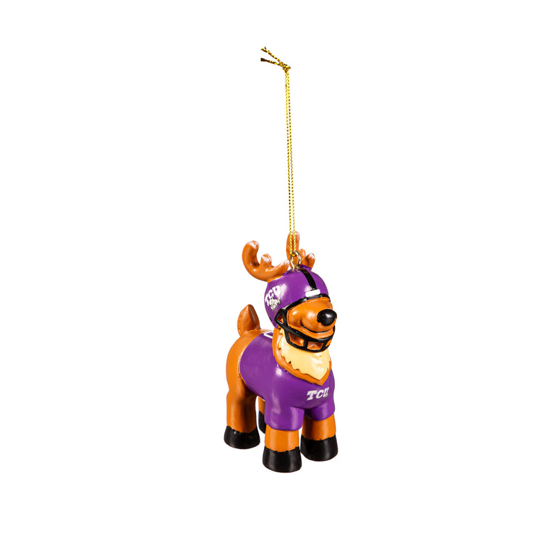 Reindeer Player Ornament, Texas Christian University,3ot960rpo