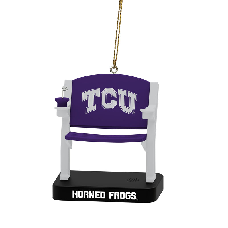 Stadium Seat Ornament, Texas Christian University,3ot960stad