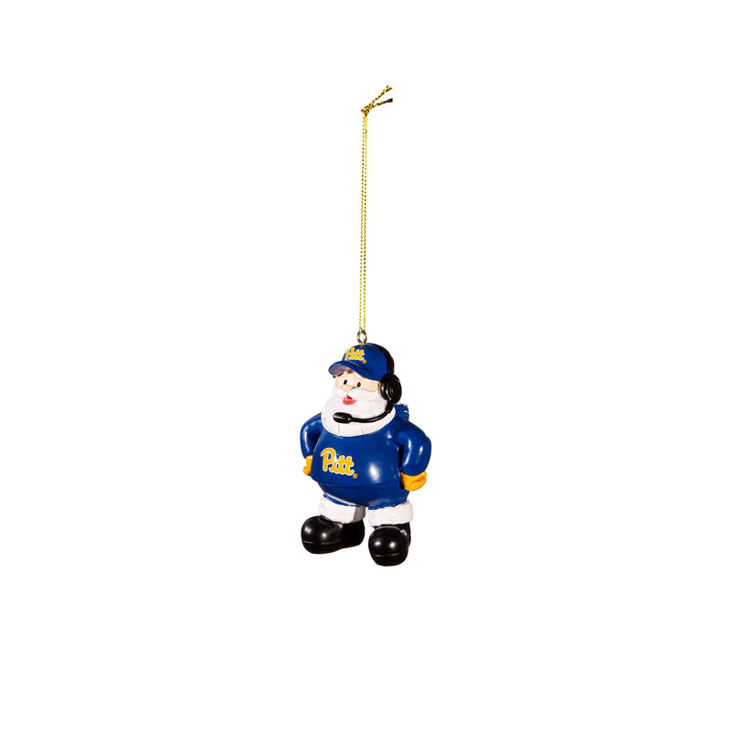 Coach Santa Ornament, University of Pittsburgh,3ot961cso