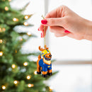 Reindeer Player Ornament, University of Pittsburgh,3ot961rpo