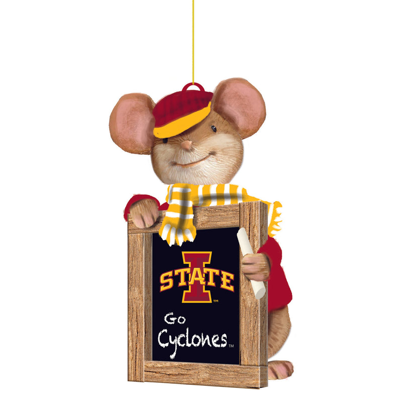 Iowa State University, Holiday Mouse Ornament,3ot962mou