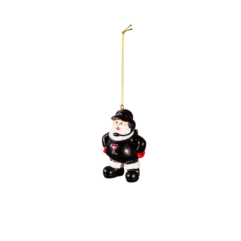 Coach Santa Ornament, Texas Tech University,3ot963cso