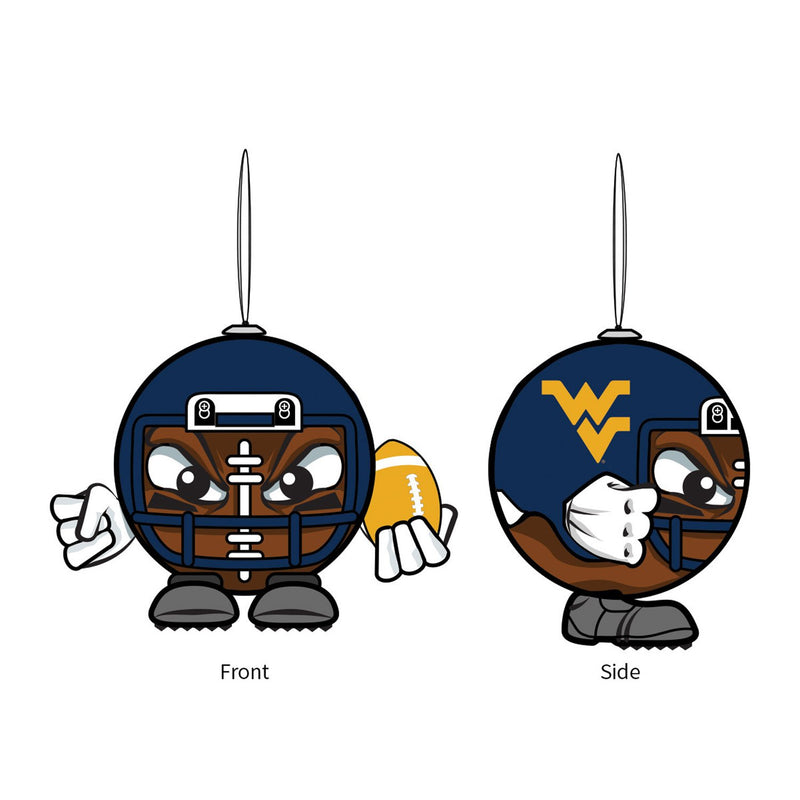 West Virginia University, Ball Head Ornament,3ot967bh