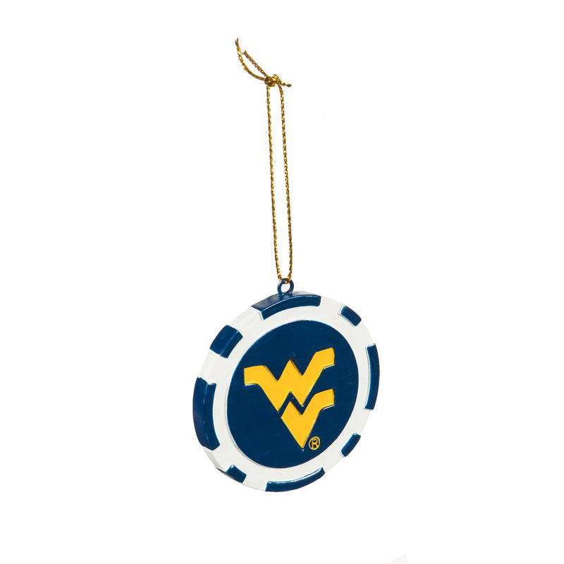 Game Chip Ornament, West Virginia University,3ot967pc