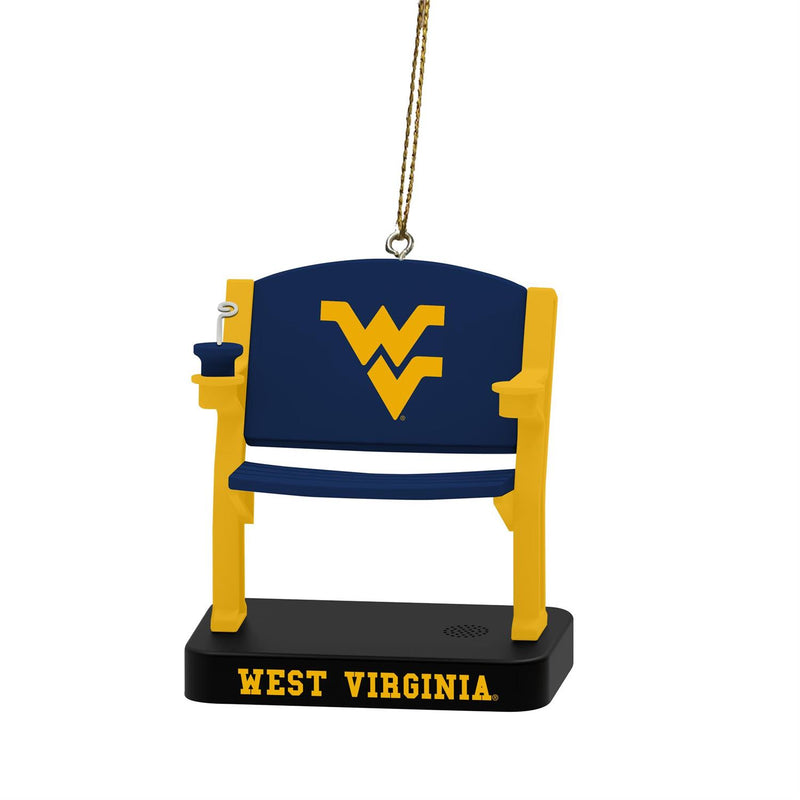 Stadium Seat Ornament, West Virginia University