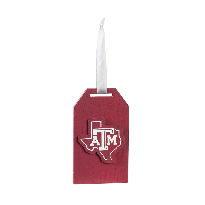 Texas A&M,Gift Tag Ornament,3ot969gt