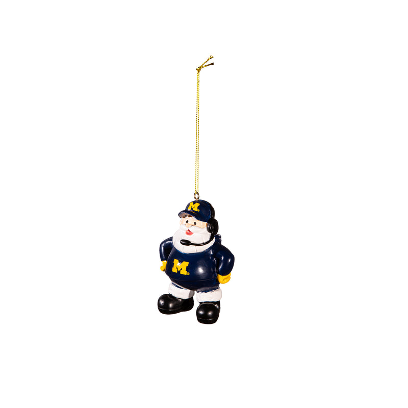 Coach Santa Ornament, Michigan State University,3ot971cso