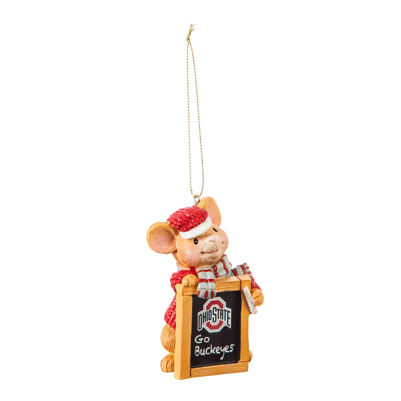 Ohio State University, Holiday Mouse Ornament,3ot973mou