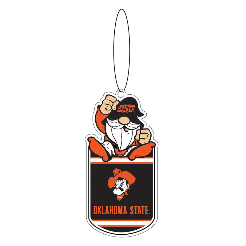 Oklahoma State University Gift Tag Ornament, Gnome Fan