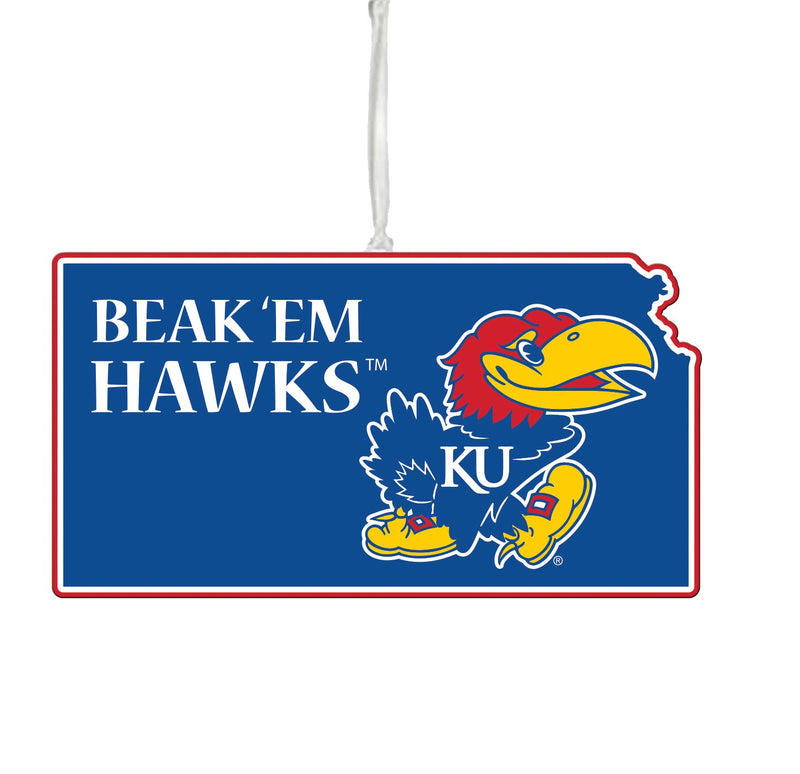 University of Kansas, State Ornament,3ot996state