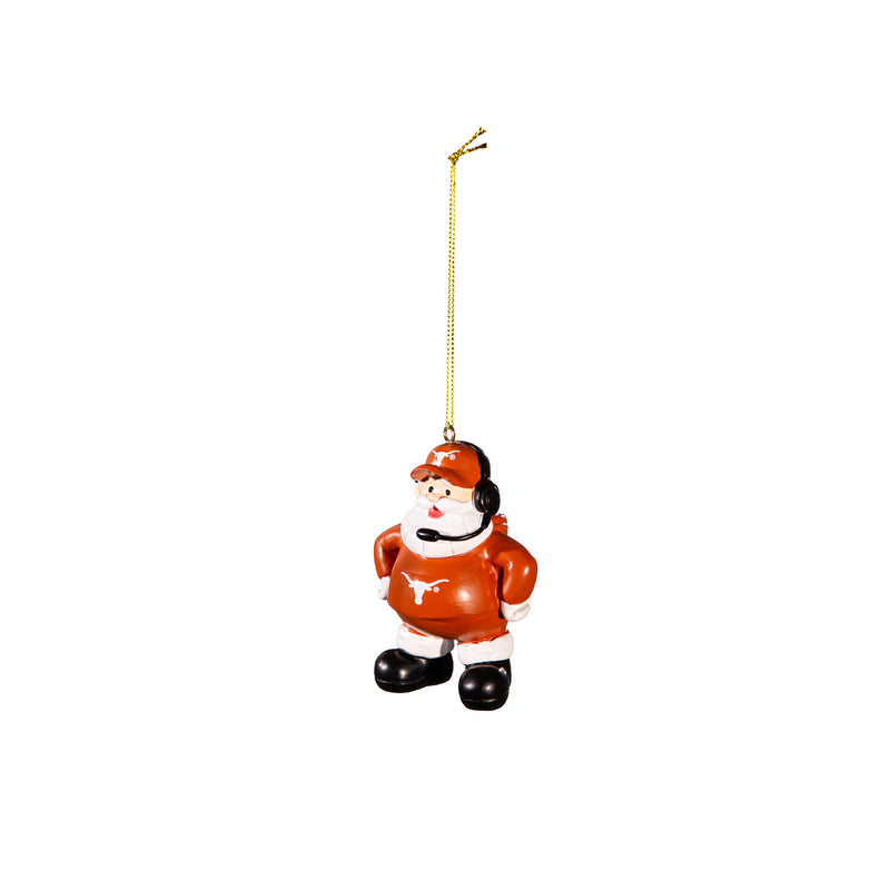 Coach Santa Ornament, University of Texas,3ot999cso