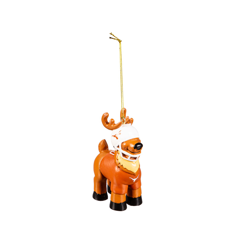 Reindeer Player Ornament, University of Texas,3ot999rpo