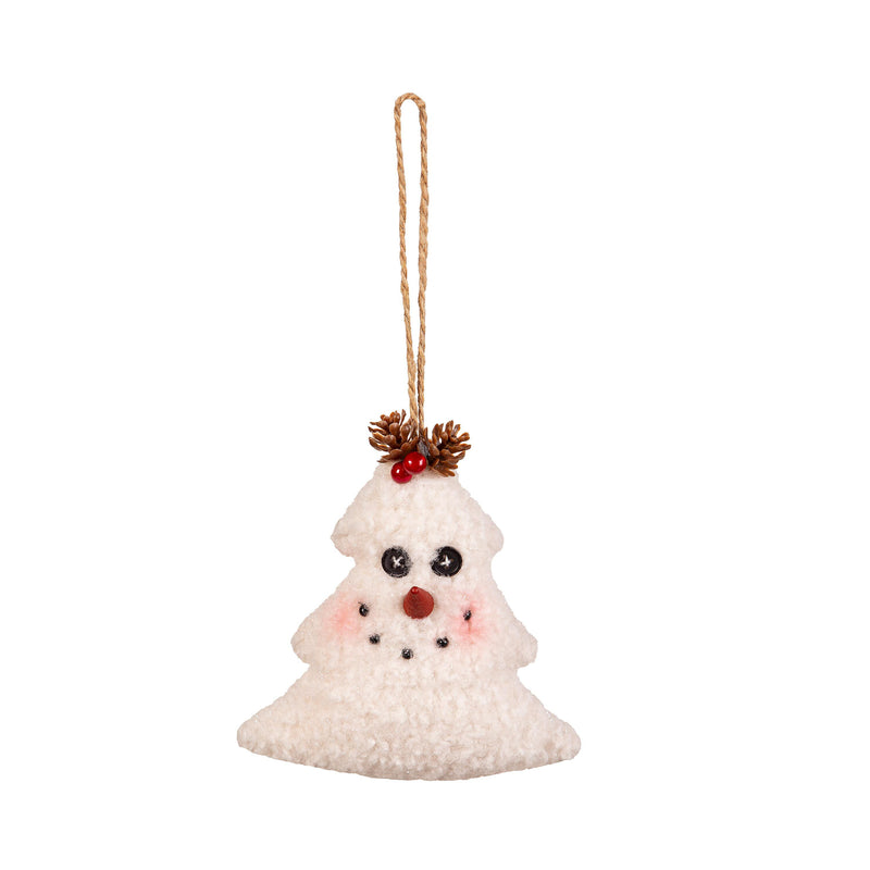 Fabric Snowman Shaped Ornament,3otf223
