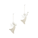 4" Glass Angel Ornament,3otg418