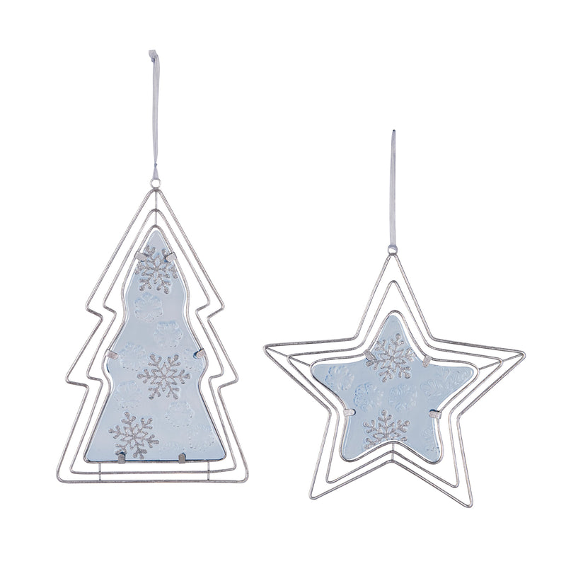 Glass Christmas Icon Ornament,3otg451