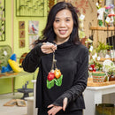 Tulip Glass Hanging Décor, 4"