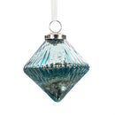 Season to Sparkle Ornament Diamond Crackle Glass, Asst, 4.5"H