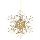 Wire Snowflake Metal Ornament, 3 ASST
