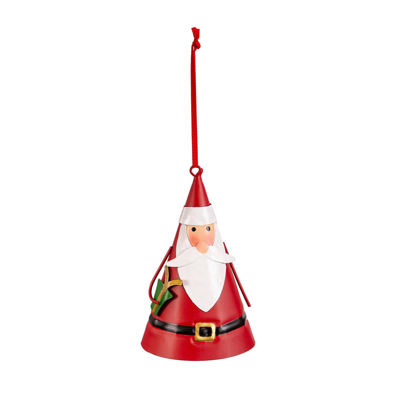 5" Metal Santa Claus Ornament,3otm394