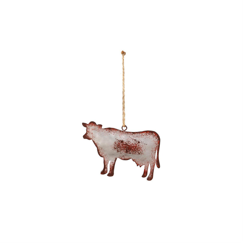 Metal Farm Animal Ornament
