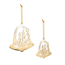 Metal Bell with Candle Ornament Set,3otm413