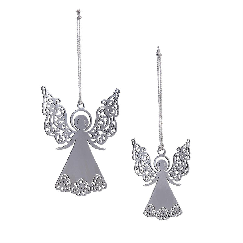 Nativity Ornament Angel Metal Set