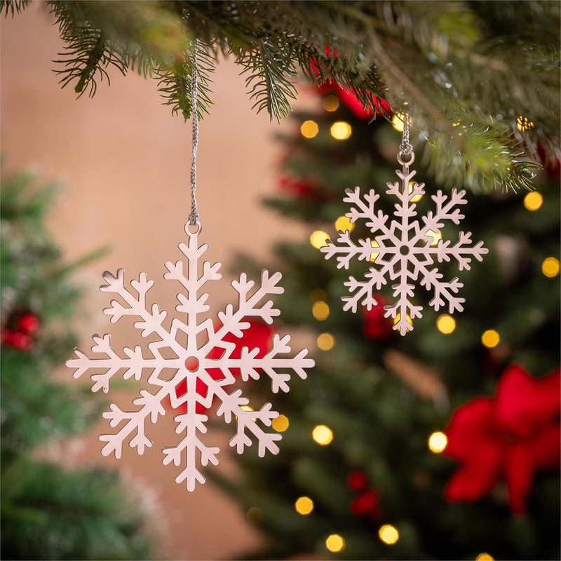 Season to Sparkle Ornament Snowflake Metal Set