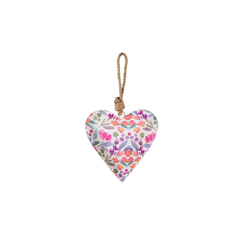 Petal Paradise Heart Shaped Metal Hanging Décor Set