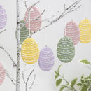 2.5" Egg Shaped Hanging Décor, 4 Asst.