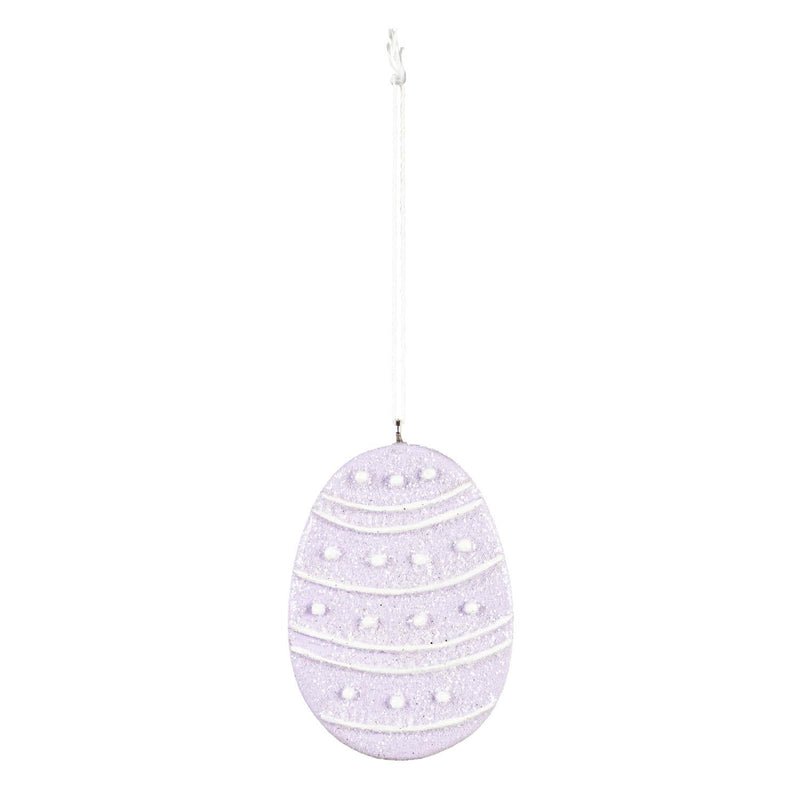 2.5" Egg Shaped Hanging Décor, 4 Asst.