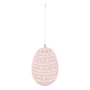 2.5" Egg Shaped Hanging Décor, 4 Asst.