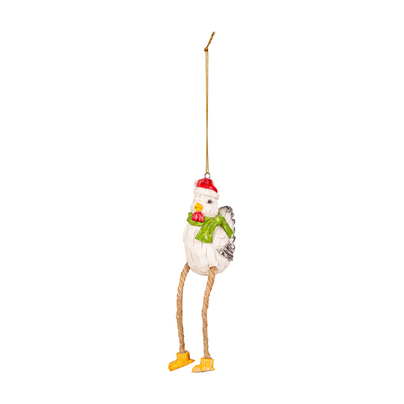 6.5" Resin Farm Animal with Dangling Legs Ornament,3otr199