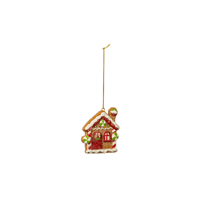 Resin Gingerbread Ornament,3otr202