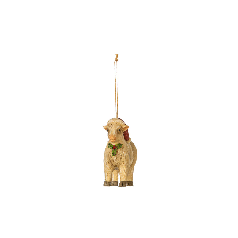 Resin Christmas Farm Animal Ornament,3otr204