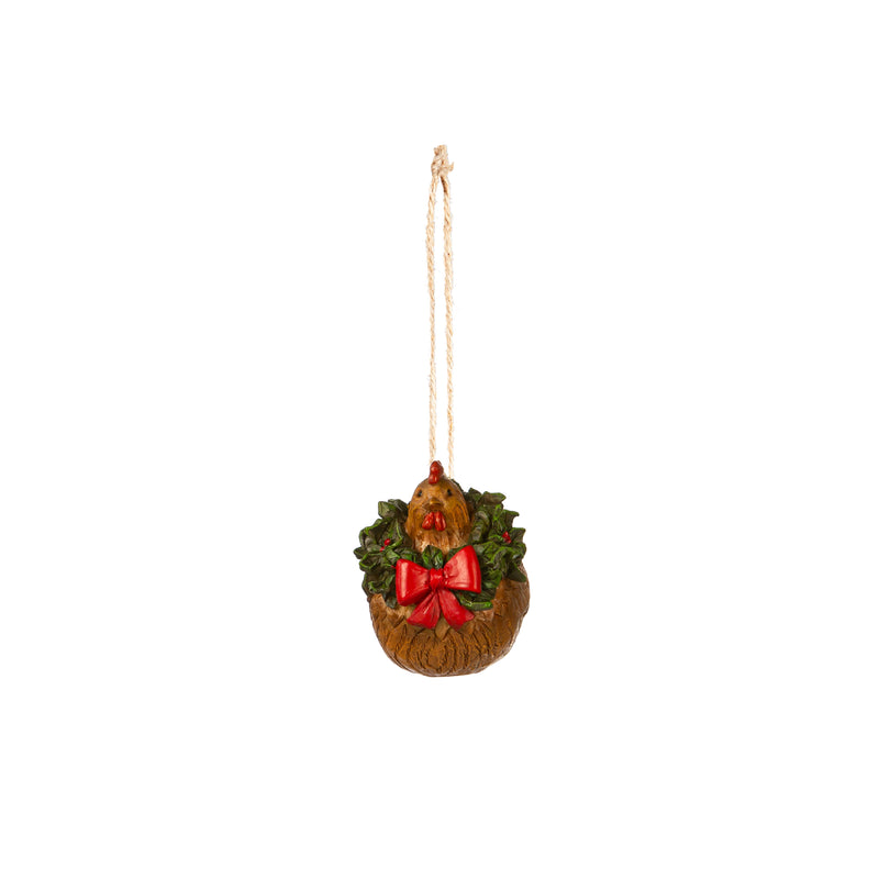 Resin Christmas Farm Animal Ornament,3otr204